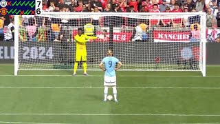 Manchester City vs Manchester United PENALTY SHOOTOUT 76  Community Shield 2024 [upl. by Owen]