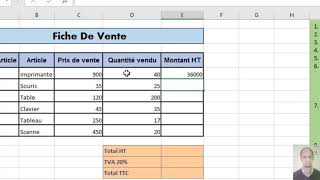 BUREAUTIQUE 02  EXCEL 2016  Les Formules Les Opérateurs et Les Fonctions [upl. by Anuaf179]