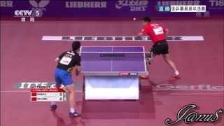 2013 WTTC mssf WANG Hao  MA Long HD Full MatchReplaysShort Form [upl. by Aicertal]