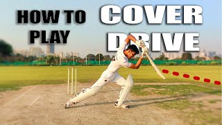 HOW TO PLAY COVER DRIVE  COVER DRIVE TECHNIQUE AND DRILLS [upl. by Meingolda]