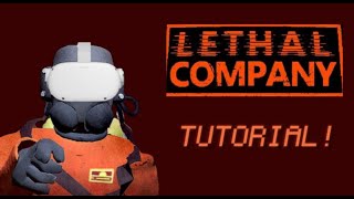 HOW TO PLAY LETHAL COMPANY IN VR tutorial [upl. by Elene]