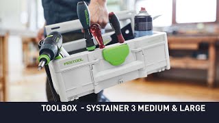 Toolbox Medium Large Systainer┃Festool Australia [upl. by Nsaj477]