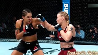 Amanda Nunes vs Valentina Shevchenko 2 Highlights EvenlyMatched FIGHT ufc mma amandanunes [upl. by Muller]