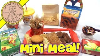 McDonalds Mini Happy Meal  Complete Toy Food Maker [upl. by Kamaria]