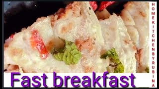 fast breakfast  chicken chese paratha  cheese paratha [upl. by Rai667]