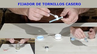 Fijador de tornillos casero 2 mezclas diferentes [upl. by Perice]