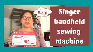 Singer handheld sewing machine my honest review  Pinay mom vlogger [upl. by Oiraved651]