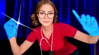 ASMR Nurse Exam In BED 🩺 Medical Check Up Cranial Nerve Full Body Exam [upl. by Yllen]