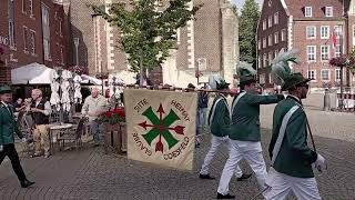 Schützenfest St Antonius Coesfeld 2024 Einmarsch zur Königsparade [upl. by Noreen]