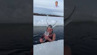 Ice devil 👿👿 ice cold snow frozen winter mermaid satisfying icefun icequeen [upl. by Vevay]