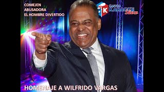 karaoke homenaje a wilfrido vargas el comejen abusadora el hombre divertido OFFICIAL [upl. by Jonah294]