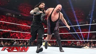 Roman Reigns vs Big Show  WWE World Heavyweight Championship Tournament Raw November 9 2015 [upl. by Lirret]