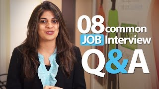 08 common Interview question and answers  Job Interview Skills [upl. by Silvio583]