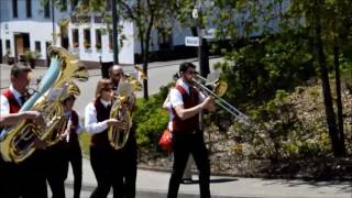 Bezirksmusikfest 2016 in Blumegg  Marschmusikparade [upl. by Herschel444]