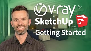 Vray for SketchUp — Getting Started How to Create Your First Photorealistic Rendering [upl. by Ahtekal]