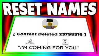 rare roblox usernames 5 RESET USERNAMES [upl. by Emoraj]