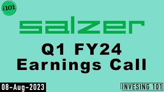 Salzer Electronics Ltd Q1 FY24 Earnings Call  Salzer Electronics Ltd 2024 Q1 Results  Latest News [upl. by Gnolb962]