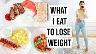 WHAT I EAT IN A DAY TO LOSE WEIGHT  My Realistic Lifestyle amp Meals [upl. by Oilalue]