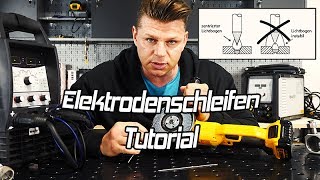 Wolframelektrodenschleifen Tutorial für Anfänger [upl. by Anner]