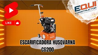 Escarificadora HUSQVARNA CG200 [upl. by Lanuk]