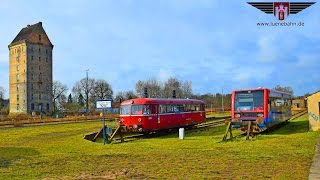 Mit dem Schienenbus von Putlitz nach Pritzwalk  kurz vor Schluss [upl. by Ecinom]