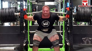 392 KG SQUAT  Worlds Strongest Man  Mitchell Hooper Workout [upl. by Llemaj]