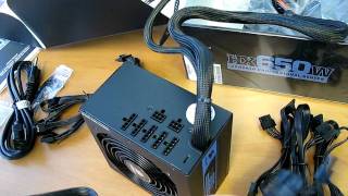 Corsair HX650 Professional Modular Power Supply Unboxing Linus Tech Tips [upl. by Crista471]