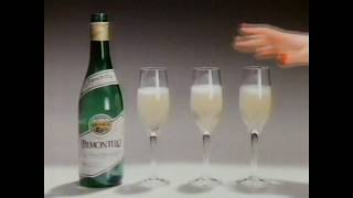 Piemontello Sparkling Wine TV Commercial 1988 [upl. by Enenej]