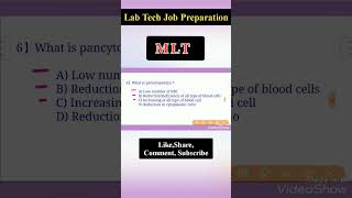 mcq for lab technicoansjob ◆6◆ laboratoryassistant bmlt labtechnician [upl. by Dash]