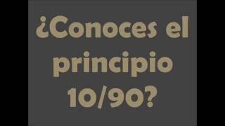 ¿Conoces el Principio 1090 de Stephen Covey [upl. by Eimak843]