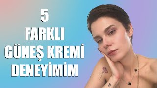 Yeni Çıkan 5 Güneş Kremini Değerlendiriyoruz 🤝 [upl. by Arinayed]