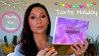 Tarte Full Bloom Eyeshadow Palette Tutorial amp Review in Natural Lighting  Vanessa Elle [upl. by Martinic]