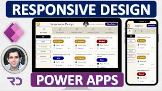 How to build Responsive Power Apps  Responsive Layouts Tabs Galleries amp Forms [upl. by Mandych]