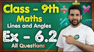 Class 9 Ex 62 Q1 to Q5  Lines and Angles  NEW NCERT  MKR GREENBoard [upl. by Gnehs714]