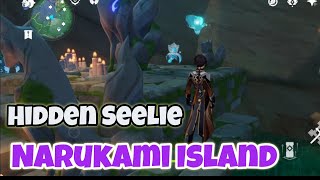 Genshin Impact  One Hidden Seelie in Narukami Island [upl. by Aiciles]