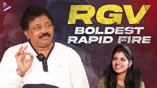 RGV Exclusive Rapid Fire  RGV Vyooham Movie Interview  Ram Gopal Varma  Telugu FilmNagar [upl. by Genovera]