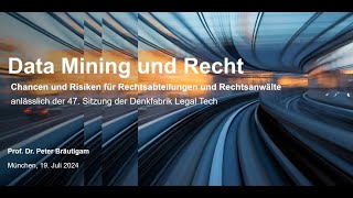 47 Sitzung der „Denkfabrik Legal Tech“ am 19 Juli 2024  Bayern [upl. by Nnylasor240]