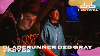 Bladerunner B2B Gray  Spyda  DnB Allstars Festival 2023 Live From London DJ Set [upl. by Knowlton]