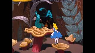 Alice in Wonderland 1951 Alice meets the Caterpillar [upl. by Broome]