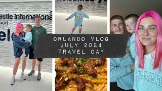 ORLANDO PRE TRAVEL DAY  TRAVEL DAY VLOG JULY 2024  NEWCASTLE TO MELBOURNE WITH TUI [upl. by Larrad]