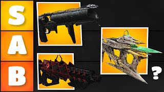 Every EXOTIC Kinetic Weapon RANKED by a Slightly Above Average Player [upl. by Proud]