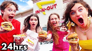 EATING EVERY USA FAST FOOD for 24hrs wNorris Nuts [upl. by Alexandria]