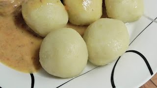 Schlesische graue Kartoffelknödel [upl. by Ahtelra726]