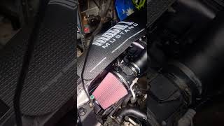 KN cold air intake yall wanna hear it mach1 mach1mustang newedgeworld musclecar V8 magnaflow [upl. by Fillender]