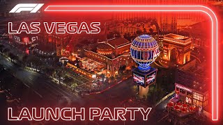 Live in Las Vegas F1 hits The Strip to launch the 2023 Las Vegas Grand Prix [upl. by Georgia]