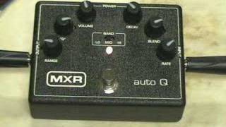 FPETV Demo MXR Auto Q Wah Guitar Effect Pedal [upl. by Ovid]