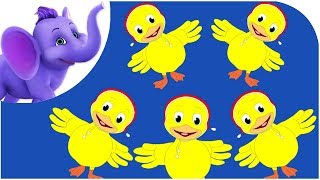 Five Little Ducks  Nursery Rhyme with Karaoke [upl. by Stich]