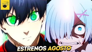 🔥ESTRENOS ANIME IMPERDIBLES AGOSTO 2024 NETFLIX Crunchyroll Disney Animeflv xd y más [upl. by Mcnamara547]