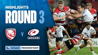 Gloucester v Saracens  HIGHLIGHTS  Willis Shines For Sarries  Gallagher Premiership 202324 [upl. by Uzziel]