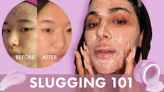 Slugging 101 My secret to glowing skin Pillowgasm  تقنية السلاغينغ لبشرة متوهجة [upl. by Eelasor]